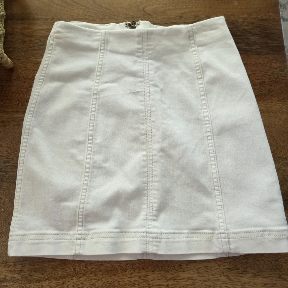 Free People Ivory Skirt